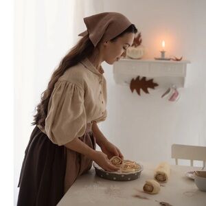 Little Women Atelier Linen Headscarf